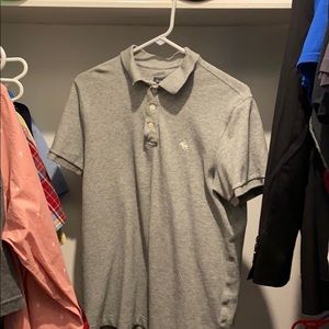 Grey Abercrombie Polo